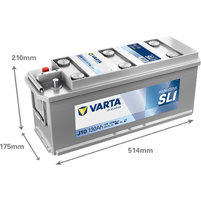 VARTA ProMotive SLI 12V 130Ah 1000 A – Ağır Ticari Akü | J10