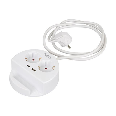VE- G1102C 2li USB+ Type-C Girişli Anahtarlı 1.5 Metre Grup Priz