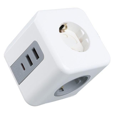 VEA VE-23089 2x USB 1x Type-C 3lü Çocuk Ve Termal Korumalı Grup Priz