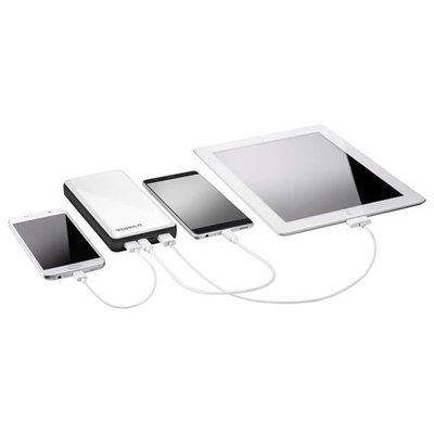 Varta 15.000mAh Led Göstergeli Powerbank 2xUSB Type-C Micro-USB Şarj Girişli