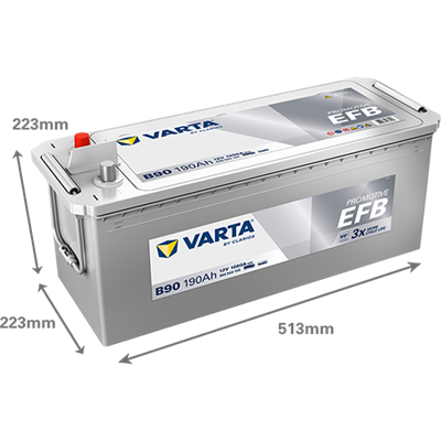 Varta Promotive C40 Start-Stop EFB 12 V 240 Ah 1200 CCA Akü