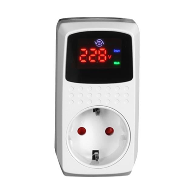 Vea VE-22393 15A 3520W Göstergeli Akım Korumalı Priz Aşırı Yüksek Gerilim