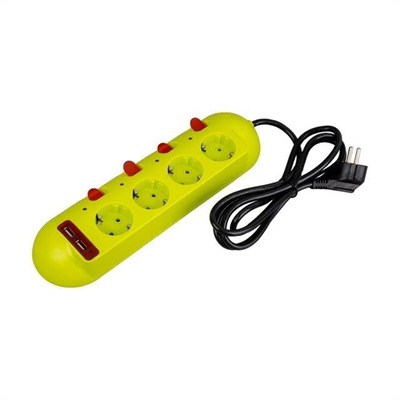 Vea VE-E40USB 4lü 2 USBli 1.5 Metre Ayrı Anahtarlı Grup Priz