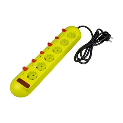Vea VE-E60 6Lı 1.5 Metre Ayrı Anahtarlı Grup Priz
