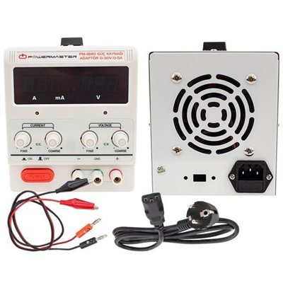 WEP 305D Ayarlanabilir Güç Kaynağı Laboratuvar Tipi DC0-30 Voltaj 0-5 Amper Adaptör