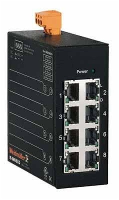 Weidmüller 8829430000 IE-SW8-ECO 8 Port Endüstriyel Ethernet Switch 10/100 Mbps