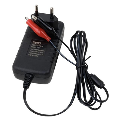 Weko 14.4 Volt - 2 Amper Krokodil Uçlu Kırmızı Yeşil Ledli Yerli Üretim Akü Şarj Cihazı (Out :12v-2a)