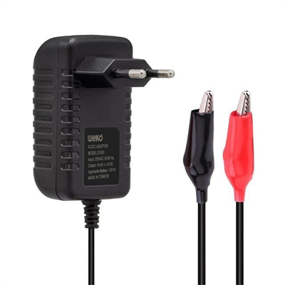 Weko 14.4 Volt 1Amper Krokodil Uçlu Ledli Yerli Üretim Akü Şarj Cihazı