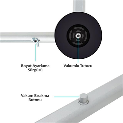 Weko 32 - 80 Alüminyum Vakumlu Tv Panel Ekran Taşıyıcısı