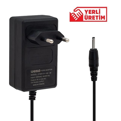 Weko 9 Volt 2 Amper İnce Uç Tablet Pc Adaptörü