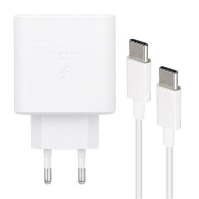 Weko WK-21440 S11-C 25 Watt Telefon Şarj Başlık Adaptörü + Type-C To Type-C Kablo