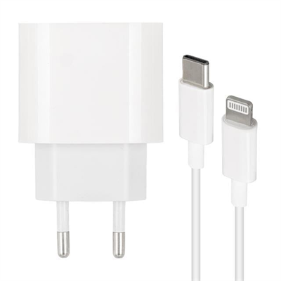 Weko WK-21443 PD-C 20 Watt Telefon Şarj Adaptörü + Type-C To Lightning Kablo