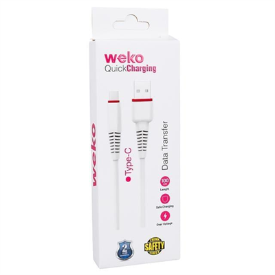 Weko WK-22021 USB To Type-C Telefon Şarj Kablosu