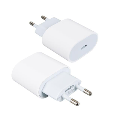 Weko Wk-26524 Beyaz Pd 20 Watt Iphone Type-C Hızlı Şarj Başlığı