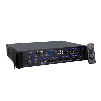 Westa WM-2250U 250 Watt 100 Volt USB-SD-Bluetooth 6 Bölgeli Trafolu Mixer Anfi