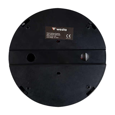 Westa WS-1119TB 13cm Sıva Üstü Siyah Trafolu Tavan Hoparlörü 10 Watt