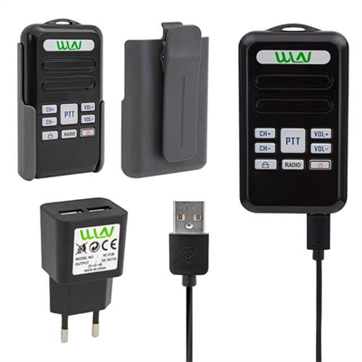 Wln KD-C80 3-5 Km 16 Kanal Radyolu Deprem Çantası İçin Mini Telsiz