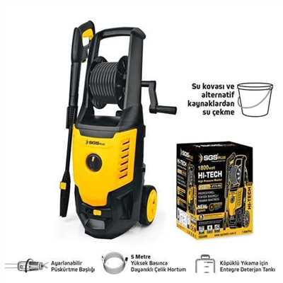 YÜKSEK BASINÇLI YIKAMA MAKİNASI 1800 WATT 150 BAR