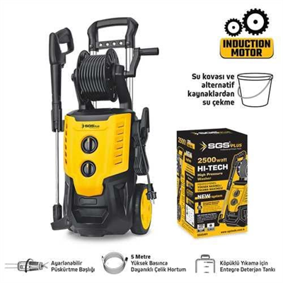 YÜKSEK BASINÇLI YIKAMA MAKİNASI 2500 WATT 170 BAR İNDÜKSİYON MOTOR