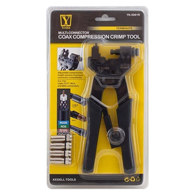 YesKit YK-5081R F/BNC/RCA Konektör Sıkma Pensesi
