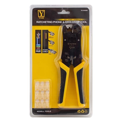 YesKit YK-N468B RJ11-RJ12-RJ22-RJ45 Sıkma Pensesi