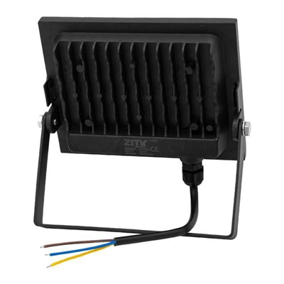 Zmr 30 Watt 6500k Ip66 150* Işık Açısı 220 Volt Siyah Slim Kasa Led Projektör