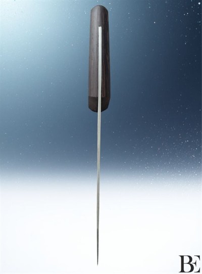 BeKnife Bemiral Bıçak No.1 14 cm 10121.14 Wenge Saplı İşlemeli Kasap Bıçağı 36mm X 140mm X 3mm