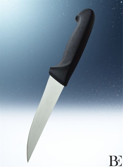 BeKnife Bemiral Bıçak No.1 14 cm 10151.14 Fibrox Kaymaz Saplı Kasap Bıçağı 36mm X 140mm X 3mm Siyah