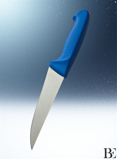 BeKnife Bemiral Bıçak No.1 14 cm 10151.14 Fibrox Kaymaz Saplı Kasap Bıçağı 36mm X 140mm X 3mm Mavi