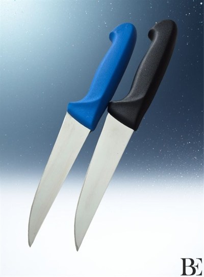 BeKnife Bemiral Bıçak No.1 14 cm 10151.14 Fibrox Kaymaz Saplı Kasap Bıçağı 36mm X 140mm X 3mm Mavi