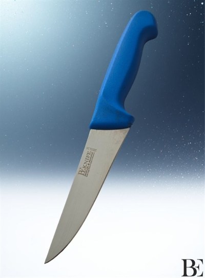 BeKnife Bemiral Bıçak No.1 14 cm 10151.14 Fibrox Kaymaz Saplı Kasap Bıçağı 36mm X 140mm X 3mm Mavi