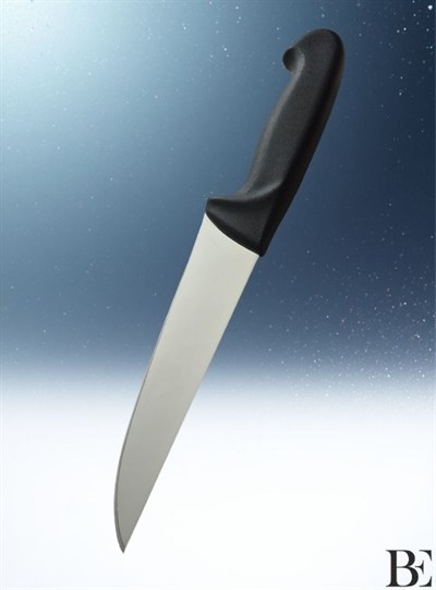 BeKnife Bemiral Bıçak No.3 18 cm 10151.18 Fibrox Kaymaz Saplı Kasap Bıçağı 40mm X 180mm X 3mm Siyah