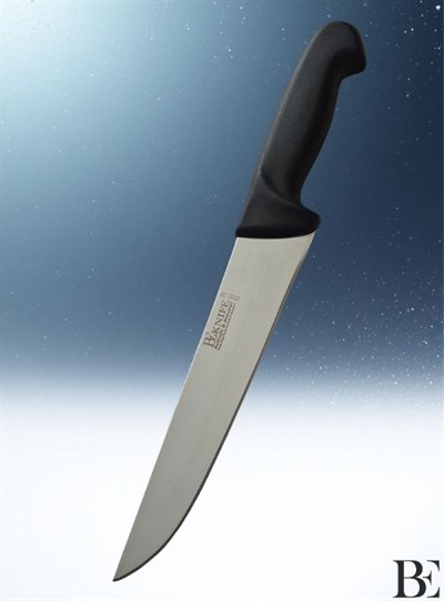 BeKnife Bemiral Bıçak No.4 20 cm 10151.20 Fibrox Kaymaz Saplı Kasap Bıçağı 40mm X 200mm X 3mm Siyah
