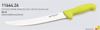 Biftek Bıçağı 26 cm Heritagen Üstüne Dökme Moblen Saplı 25mm X 260mm X 2.5mm 11664.26