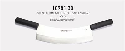 Çift Saplı Zırh 30 cm Hulusi Bıçak Üstüne Dökme Moblen 85mm X 300mm X 3mm 10981.30
