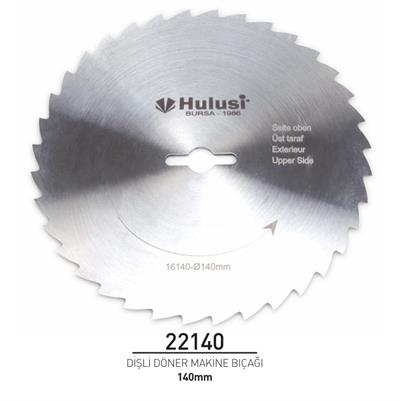 Döner Makine Bıçağı Dişli 140mm 22140