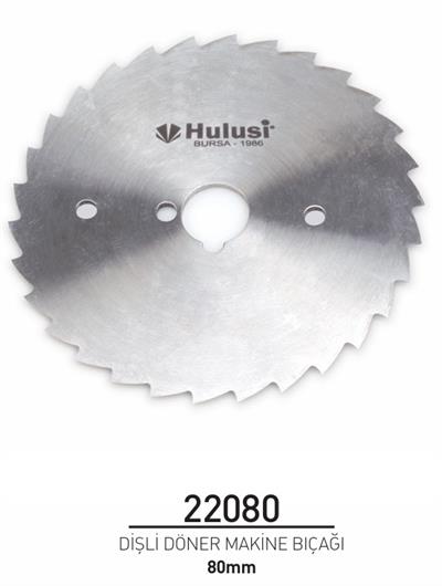 Döner Makine Bıçağı Dişli 80mm 22080
