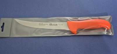 Et Doğrama Bıçağı 21 cm Kasap Fibrox Kaymaz Saplı Hulusi - Drita Bıçak 25mm X 210mm X 2.5mm 10154.21 (TURUNCU RENK)
