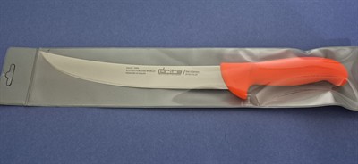 Et Doğrama Bıçağı 26 cm Kasap Fibrox Kaymaz Saplı Hulusi - Drita Bıçak 25mm X 260mm X 2.5mm 10154.26 (TURUNCU RENK)