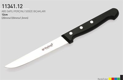 Perçinli Sebze Bıçağı 12 cm Hulusi Bıçak ABS Saplı 20mm X 120mm X 1.5mm 11341.12