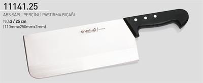 Şarküteri Pastırma Bıçağı 25 cm No.2 Hulusi Bıçak ABS Saplı Perçinli 110mm X 250mm X 2mm 11141.25