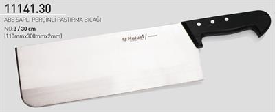Şarküteri Pastırma Bıçağı 30 cm No.3 Hulusi Bıçak ABS Saplı Perçinli 110mm X 300mm X 2mm 11141.30