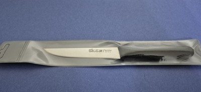 Sebze Bıçağı 12 cm Hulusi - Drita Bıçak Üstüne Dökme Moblen Saplı 20mm X 120mm X 1.5mm 11361.12 (SİYAH RENK)