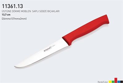 Sebze Bıçağı 13.7 cm Hulusi Bıçak Üstüne Dökme Moblen Saplı 24mm X 137mm X 2mm 11361.13