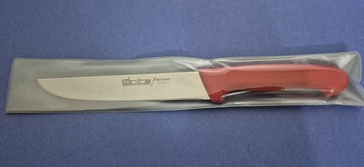 Sebze Bıçağı 15.7 cm Hulusi - Drita Bıçak Üstüne Dökme Moblen Saplı 26mm X 157mm X 2mm 11361.15 (KIRMIZI RENK)