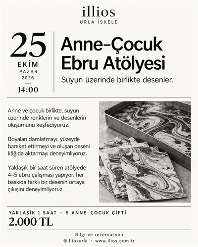 Anne - Çocuk Ebru Atölyesi
