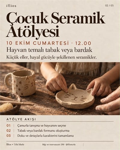 Çocuk Seramik Atölyesi