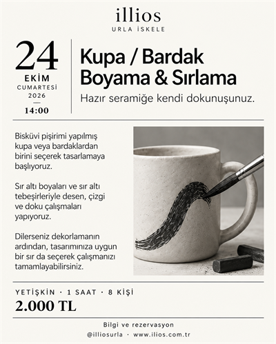 Yetişkin Seramik Atölyesi - Sırlama Boyama