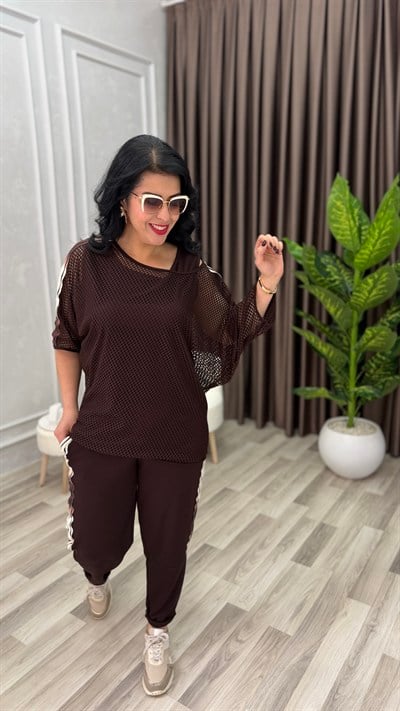 CURVE COMFORT 3 PARÇALI TAKIM KAHVERENGİ