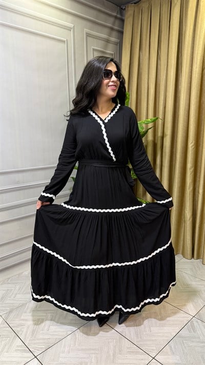 DAILY ELEGANCE MAXI ELBİSE SİYAH